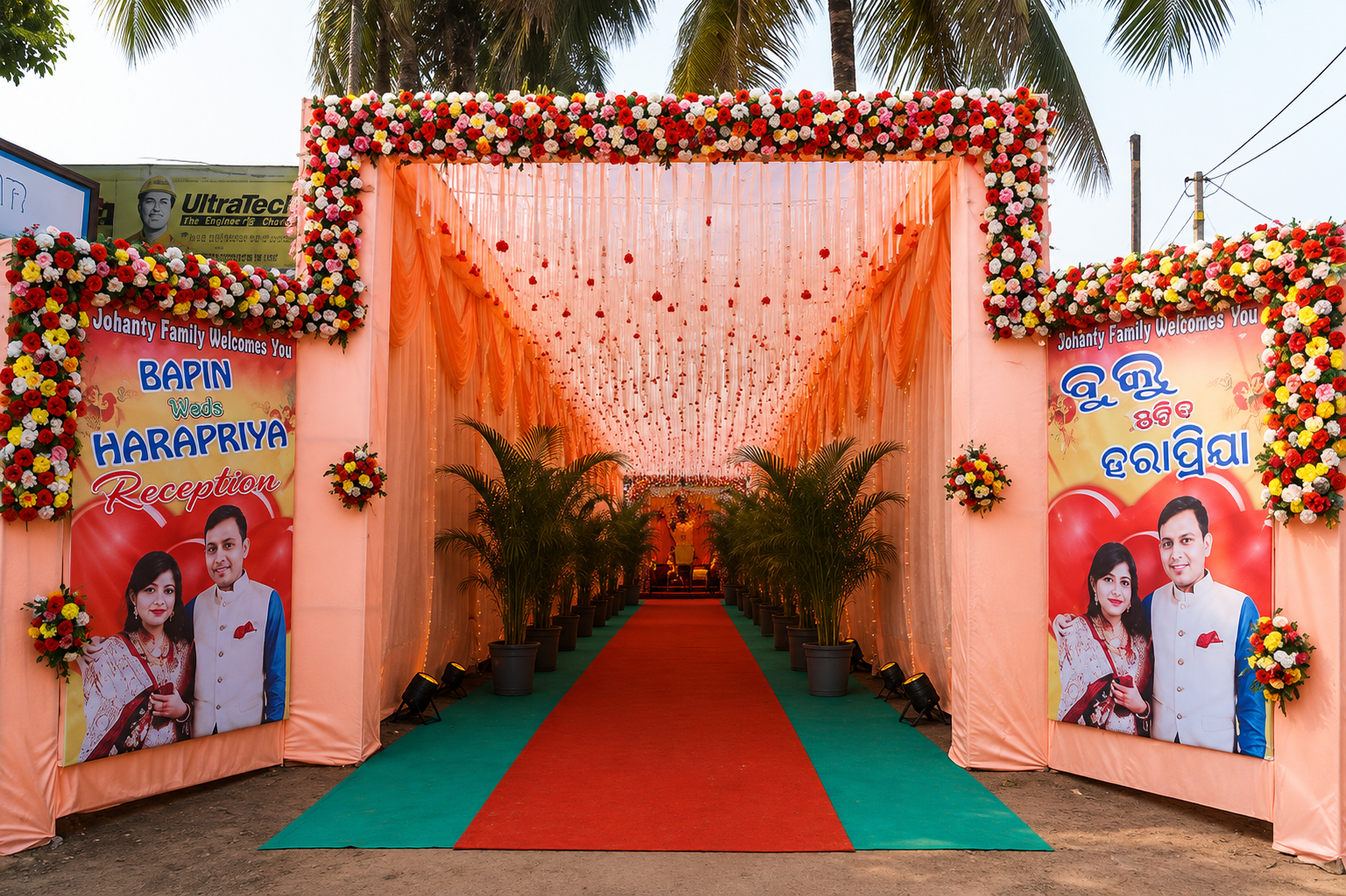 Harapriya Resort Wedding Setup